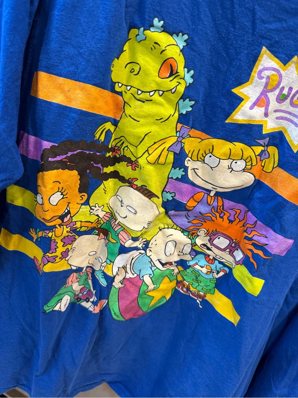 Nickelodeon Rugrats Royal Blue Long-Sleeve Graphic Tee